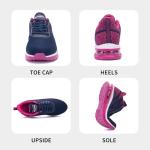 SHANOR Women Tennis Running Shoes Athletic Walking Sport Sneakers Lightweight Breathable Gym Jogging Pickleball Shoes Rosered US Size 7