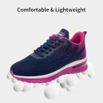 SHANOR Women Tennis Running Shoes Athletic Walking Sport Sneakers Lightweight Breathable Gym Jogging Pickleball Shoes Rosered US Size 7