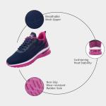 SHANOR Women Tennis Running Shoes Athletic Walking Sport Sneakers Lightweight Breathable Gym Jogging Pickleball Shoes Rosered US Size 7