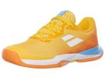 Babolat Junior Jet Mach 3 All Court Kids' Tennis Shoes, Yellow (US Kids Size 4)