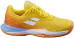 Babolat Junior Jet Mach 3 All Court Kids' Tennis Shoes, Yellow (US Kids Size 4)