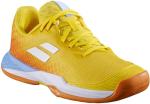 Babolat Junior Jet Mach 3 All Court Kids' Tennis Shoes, Yellow (US Kids Size 4)