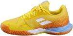 Babolat Junior Jet Mach 3 All Court Kids' Tennis Shoes, Yellow (US Kids Size 4)