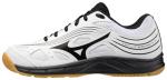 Mizuno Womens Cyclone Speed 3 Junior Shoe - White-Black, White/Black, 3 Big Kid US