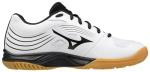 Mizuno Womens Cyclone Speed 3 Junior Shoe - White-Black, White/Black, 3 Big Kid US
