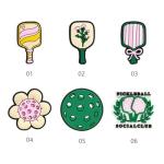 Pickleball Decorative PVC Charms Set, Sports Theme Accessories for Shoes Bracelet Wristband Party Favors Gifts Boys Kids Adults (Pickleball)