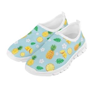 Ctsgobvahy Pineapple Toddler Boys Girls Sports Shoes, Kids Easy-to-Put-On Low-Top Shoes, Children's Lightweight Breathable Tennis Sneakers for Running, Pickleball, and Baseball