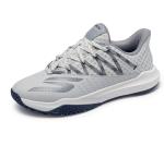 Skechers Men's Viper Court Rally Pickleball Sneaker, Grey/Navy, 7