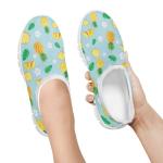 Ctsgobvahy Pineapple Toddler Boys Girls Sports Shoes, Kids Easy-to-Put-On Low-Top Shoes, Children's Lightweight Breathable Tennis Sneakers for Running, Pickleball, and Baseball