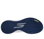 Skechers Men's Viper Court Rally Pickleball Sneaker, Grey/Navy, 7