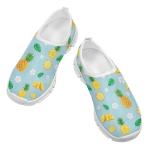 Ctsgobvahy Pineapple Toddler Boys Girls Sports Shoes, Kids Easy-to-Put-On Low-Top Shoes, Children's Lightweight Breathable Tennis Sneakers for Running, Pickleball, and Baseball
