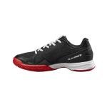 Wilson Rush Pro Jr L Tennis Shoe, Black/Wilson Red/White, Size 11