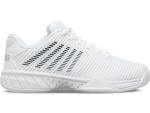 K-Swiss Women's Hypercourt Express 2 Tennis Shoe - Wide Width Pickleball Sneakers White/Black