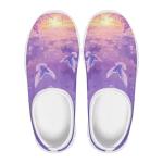 Ctsgobvahy Lavender and Doves Girl's Running Shoes, Kids Easy-to-Put-On Low-Top Shoes, Children's Lightweight Breathable Tennis Shoes Suitable for Running, Pickleball, Tennis and Baseball