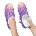 Ctsgobvahy Lavender and Doves Girl's Running Shoes, Kids Easy-to-Put-On Low-Top Shoes, Children's Lightweight Breathable Tennis Shoes Suitable for Running, Pickleball, Tennis and Baseball