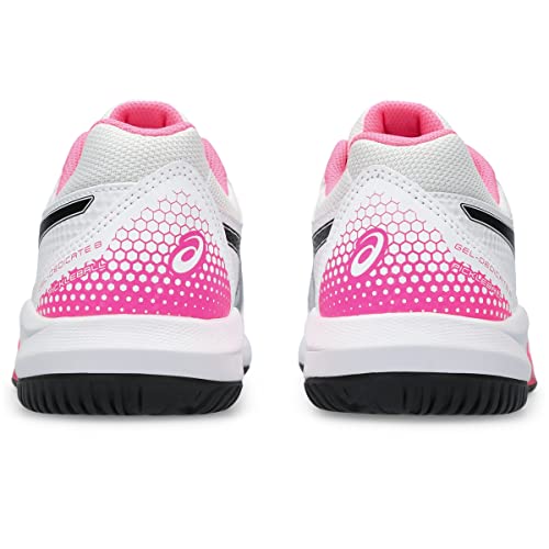 ASICS Gel-Dedicate 8 Pickleball Shoes, White/HOT Pink, Women's