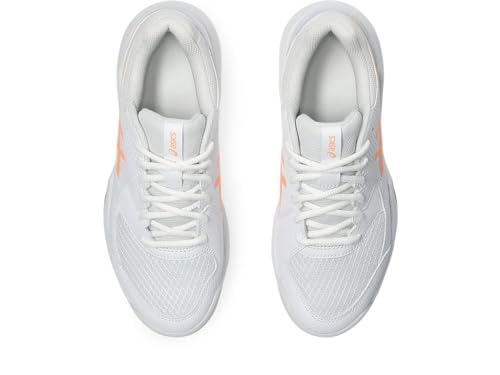 ASICS Gel-Dedicate 8 Pickleball Tennis Shoe, White/Sunstone