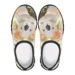 Ctsgobvahy Girl's Tennis Shoes, Cute Koala Kids Easy-to-Put-On Low-Top Shoes, Children's Lightweight Non-Slip Elastic Playing Shoes Suitable for Running, Pickleball, and Baseball