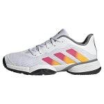 Adidas Unisex-Child Barricade White/Solar Gold/Lucid Fuchsia 5