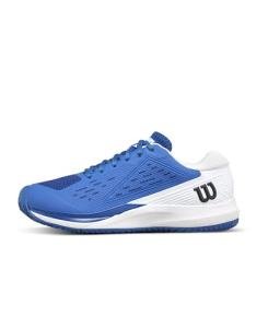 Wilson Men's Rush Pro Ace Pickler Pickleball Shoe - Deja Vu Blue/White/Black, Size 12.5