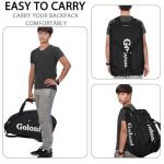 Goloni Pickleball Bag Padel Racket Backpack Large Capacity for Men Women Separate Waterproof Shoes Compartment Pickleball Accessories -Thermal Insulated Pockets Fits 4 to 10 Paddles