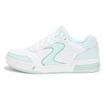 Skechers Women's Viper Court Classic Pickleball Sneaker, White/Blue, 6.5