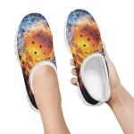 Qoiuvncy Unisex-Child Slip On Loafers Boys Girls Casual Walking Shoes Non Slip Pickleball Sneakers Breathable Outdoor Sports Athletic Sneakers Soccer Tennis Trainers for Players White Size 15