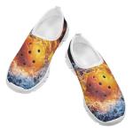 Qoiuvncy Unisex-Child Slip On Loafers Boys Girls Casual Walking Shoes Non Slip Pickleball Sneakers Breathable Outdoor Sports Athletic Sneakers Soccer Tennis Trainers for Players White Size 15