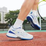 EADNLY Pickleball Shoes Men Tennis Shoes Extra Wide Non Slip Lightweight Breathable Sneakers All Court Athletic Racquet Sport Shoes Size8-13(Blue,45)