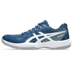 ASICS Men's Upcourt 6 Volleyball Shoes, 11, MAKO Blue/White