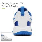 EADNLY Pickleball Shoes Men Tennis Shoes Extra Wide Non Slip Lightweight Breathable Sneakers All Court Athletic Racquet Sport Shoes Size8-13(Blue,45)