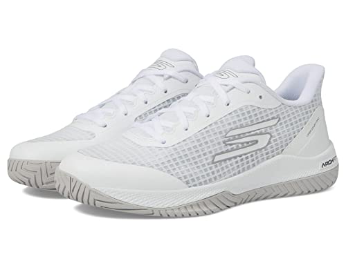 Skechers Viper Court Pickleball Shoes, White, Men/Women 9
