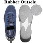 SoleEase Men's Tennis Shoes, Lightweight Breathable Non-Slip Athletic Sneakers for Men & Women Playing Pickleball Table Tennis & Badminton(803Blue,47)