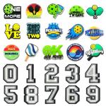 BULKITEM 25PCS Pickleball Theme Shoe Decoration Charms, Pickleball Gifts,Sports Pickleball Shoe Charms Accessories Decorations for Boy Girl Women Men Teens Adults