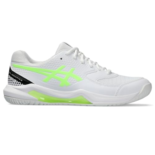 ASICS Gel-Dedicate 8 Pickleball Court Shoes, White/Lime Burst