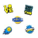 BULKITEM 25PCS Pickleball Theme Shoe Decoration Charms, Pickleball Gifts,Sports Pickleball Shoe Charms Accessories Decorations for Boy Girl Women Men Teens Adults