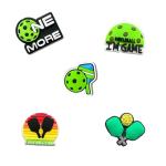 BULKITEM 25PCS Pickleball Theme Shoe Decoration Charms, Pickleball Gifts,Sports Pickleball Shoe Charms Accessories Decorations for Boy Girl Women Men Teens Adults