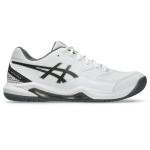 ASICS Men's Gel-Dedicate 8 Pickleball Shoes, 11, White/Gunmetal