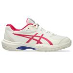 ASICS Kid's Gel-Game Grade School Tennis Shoes, 6, Cream/Bright Rose