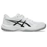 ASICS Kid's Upcourt 6 Grade School Volleyball Shoes, 2, White/Black