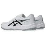 ASICS Kid's Upcourt 6 Grade School Volleyball Shoes, 2, White/Black
