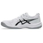 ASICS Kid's Upcourt 6 Grade School Volleyball Shoes, 2, White/Black