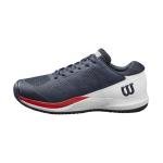 Wilson Men's Rush Pro Ace Pickler Pickleball Shoe - Navy Blazer/White/Infrared, Size 10