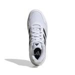 Adidas Men's CourtJam Control 3, White/Black/Grey, 11.5