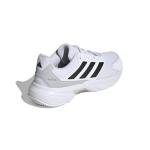Adidas Men's CourtJam Control 3, White/Black/Grey, 11.5