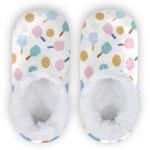 Gredecor Girls Boys Slippers Color Pickleball Paddles Household Shoes Warm Indoor Home House Slipper for Kids, 12-13.5