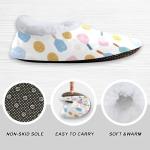 Gredecor Girls Boys Slippers Color Pickleball Paddles Household Shoes Warm Indoor Home House Slipper for Kids, 12-13.5