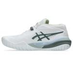 ASICS Women's Gel-Resolution X Tennis Shoes, 8, White/Monument Blue