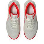 ASICS Women's Gel-Dedicate 8 Pickleball Shoes, 8.5, Cream/Flash RED