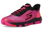 Skechers Mens Pickleball Viper Court Pro 2.0 Sneaker Black/Hot Pink 13 Medium